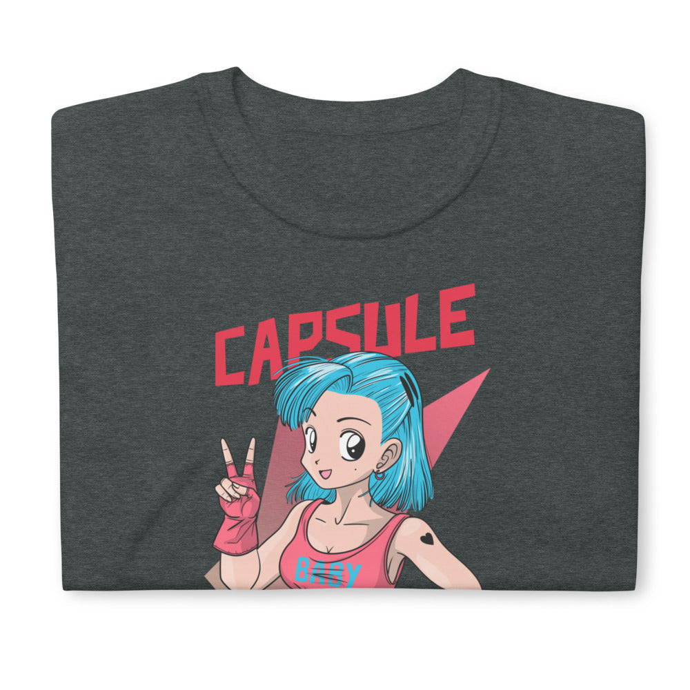 T-Shirt manga inspiré par Bulma de l'univers Dragon Ball