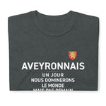 T-shirt cadeau humour apéro Aveyron - Nous dominerons le monde