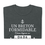 T-shirt cadeau humour Papa Breton - Fête des pères