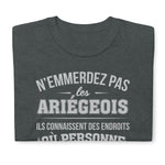 T-shirt idée cadeau humour Ariégeois - N'emmerdez pas les Ariégeois