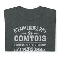 Thumbnail for T-shirt idée cadeau humour Comtois - N'emmerdez pas les Francs-Comtois