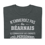 T-shirt idée cadeau humour Béarnais - N'emmerdez pas les Béarnais