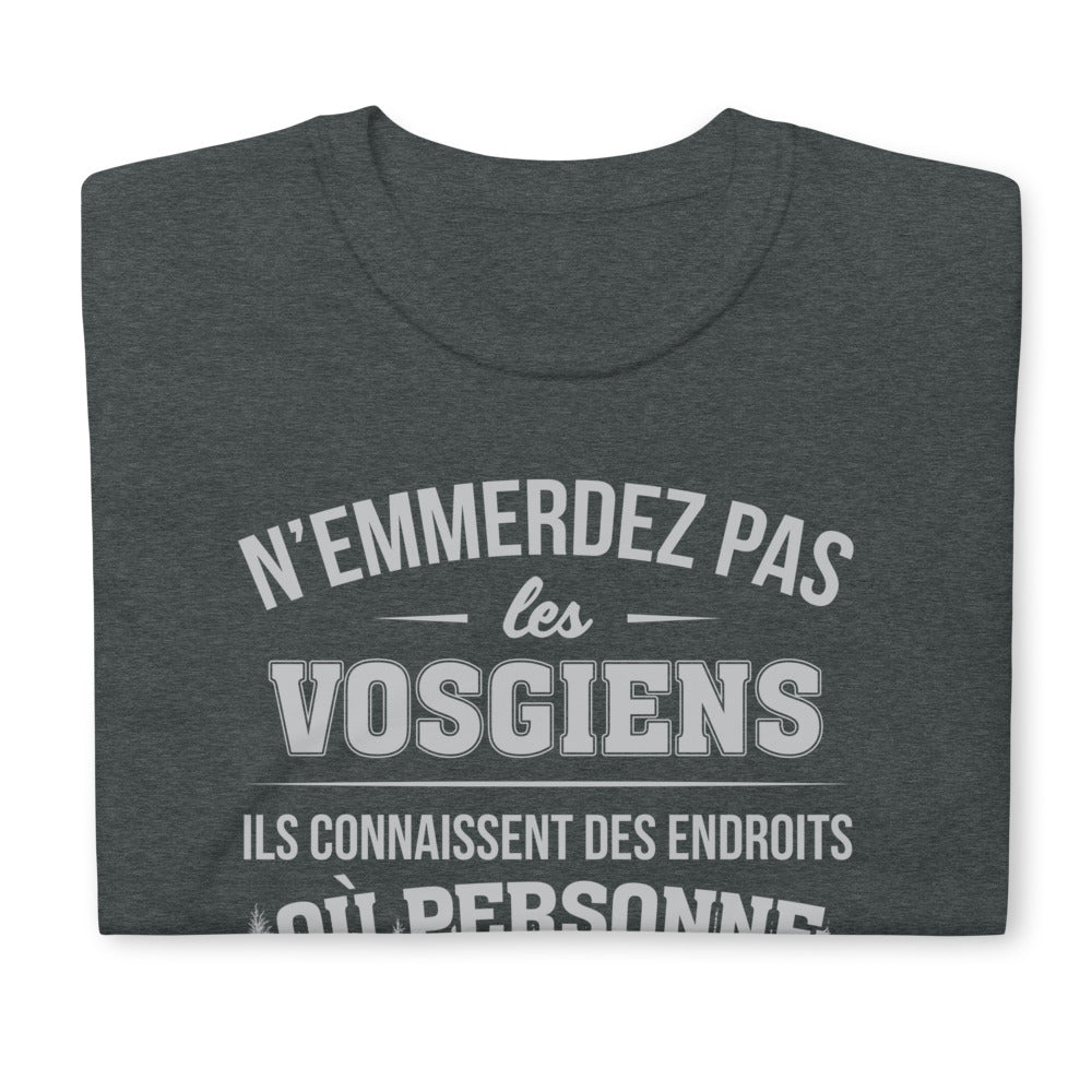 Humorvolle Geschenkidee für ein T-Shirt im Vogesen-Stil: „Lass sie in Ruhe.“ Vogesen