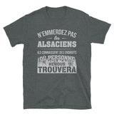 T-shirt idée cadeau humour Alsacien ne les emmerdez pas. Alsace