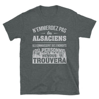 Thumbnail for T-shirt Alsace bleu marine dos - Ne les emmerdez pas