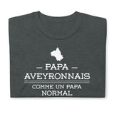 T-shirt Fête des pères Aveyronnais - Papa Aveyron