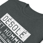 Désolé cet homme est pris par une Lozérienne - T-shirt standard