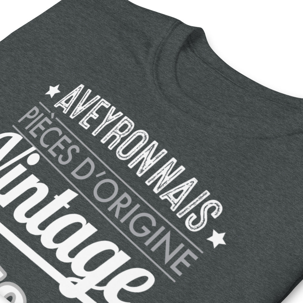 AVEYRONNAIS VINTAGE - T-shirt avec année personnalisable