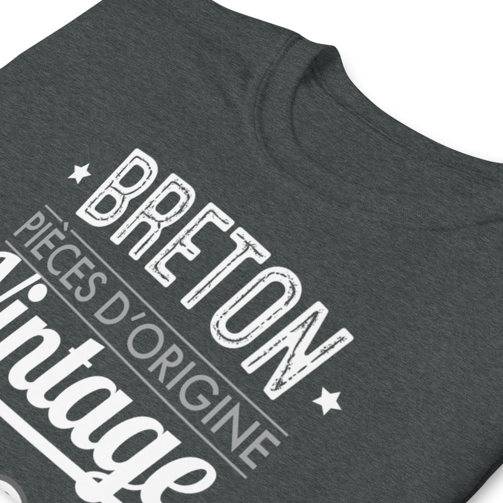 Breton Vintage année de naissance personnalisable - T-shirt standard à personnaliser