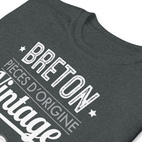 Thumbnail for Breton Vintage année de naissance personnalisable - T-shirt standard à personnaliser