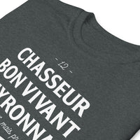 Thumbnail for Chasseur, bon vivant, Aveyronnais - T-shirt standard