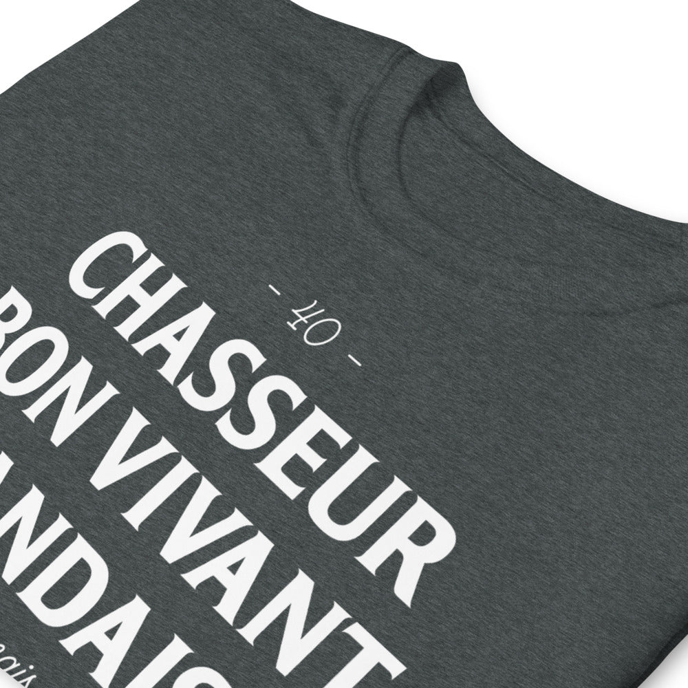 Chasseur, Bon vivant, Landais - T-shirt standard