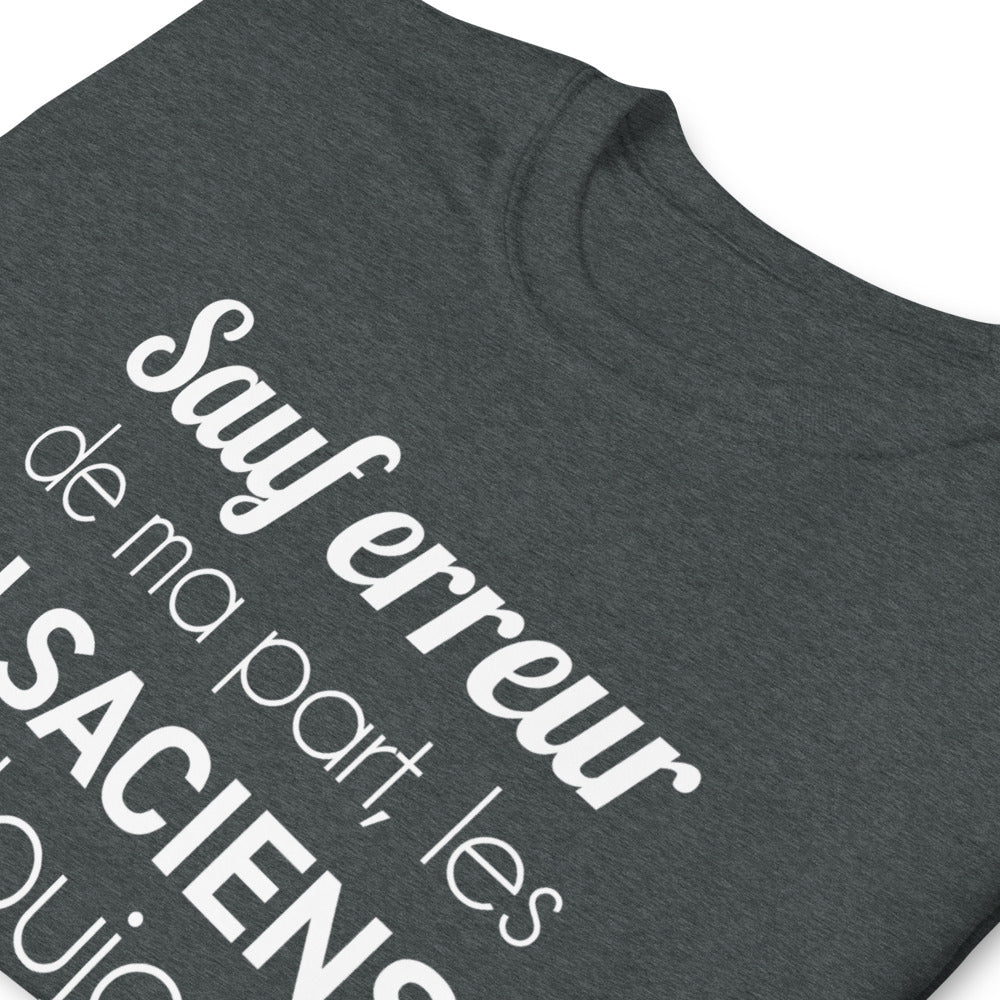 Sauf errer de ma part - Alsacien - T-shirt standard