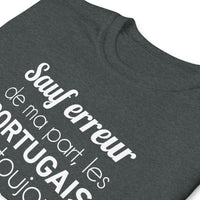Thumbnail for Sauf erreur de ma part - Portugais - T-shirt standard