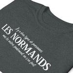 Il y a deux types de personnes, Les Normands - T-shirt standard humour