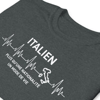 Thumbnail for Italien, un mode de vie - T-shirt standard fierté Italienne