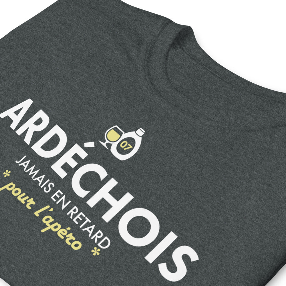 Ardéchois jamais en retard pour l'Apéro - T-shirt standard