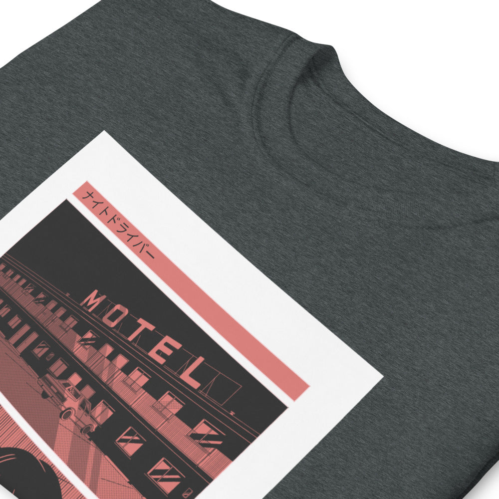 T-Shirt Planche de dessin manga - scène de Motel
