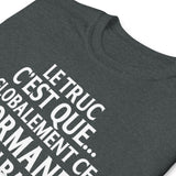 T-shirt cadeau pour un Normand - Humour Bat les C*uilles