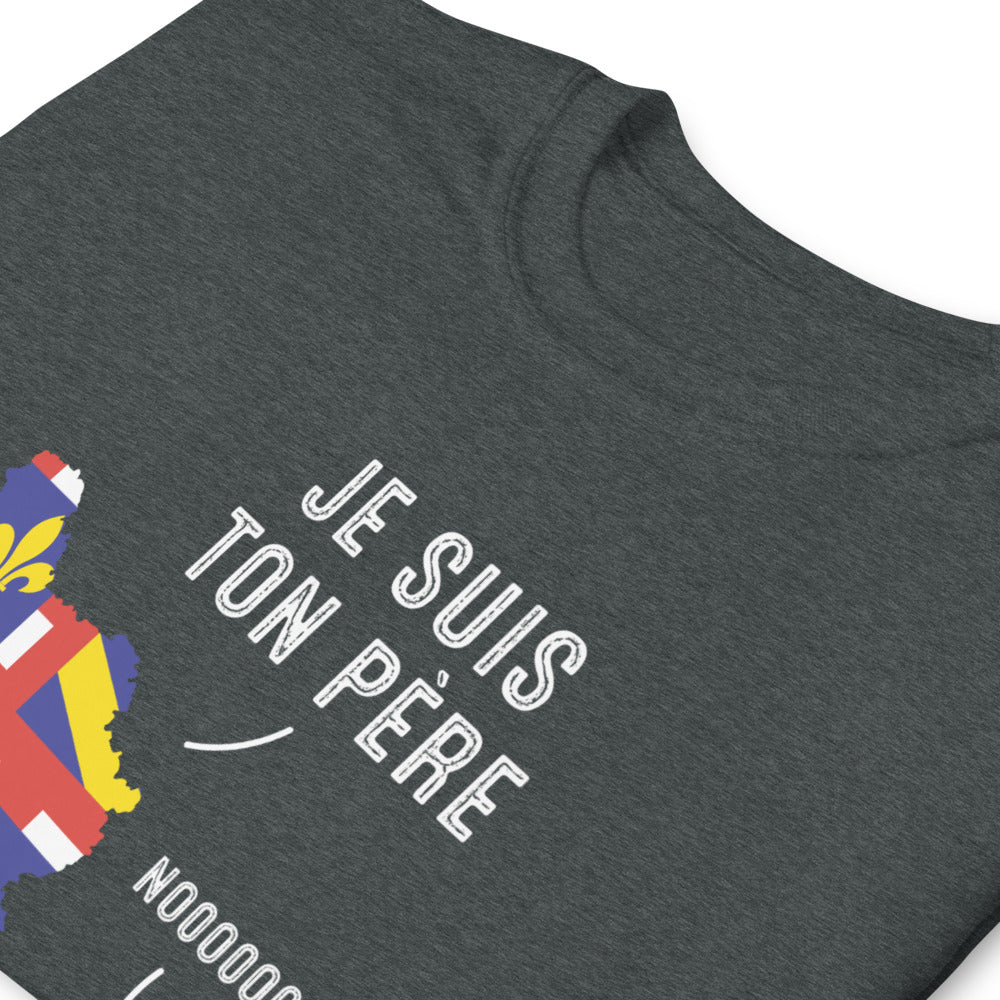 T-shirt cadeau humour Bourgogne, je suis ton père
