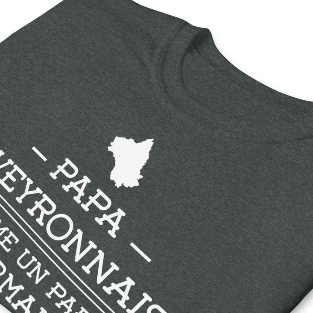 T-shirt Fête des pères Aveyronnais - Papa Aveyron