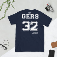 Thumbnail for Team  Gers 32 - T-shirt unisexe standard Imprimé DOS - Ici & Là - T-shirts & Souvenirs de chez toi
