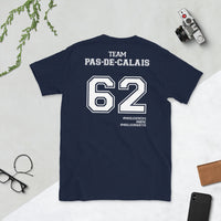 Thumbnail for T-shirt Pas de Calais 62 gris foncé chiné - Fierté locale et humour