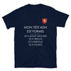 T-shirt Aveyron noir - ADN et fierté locale