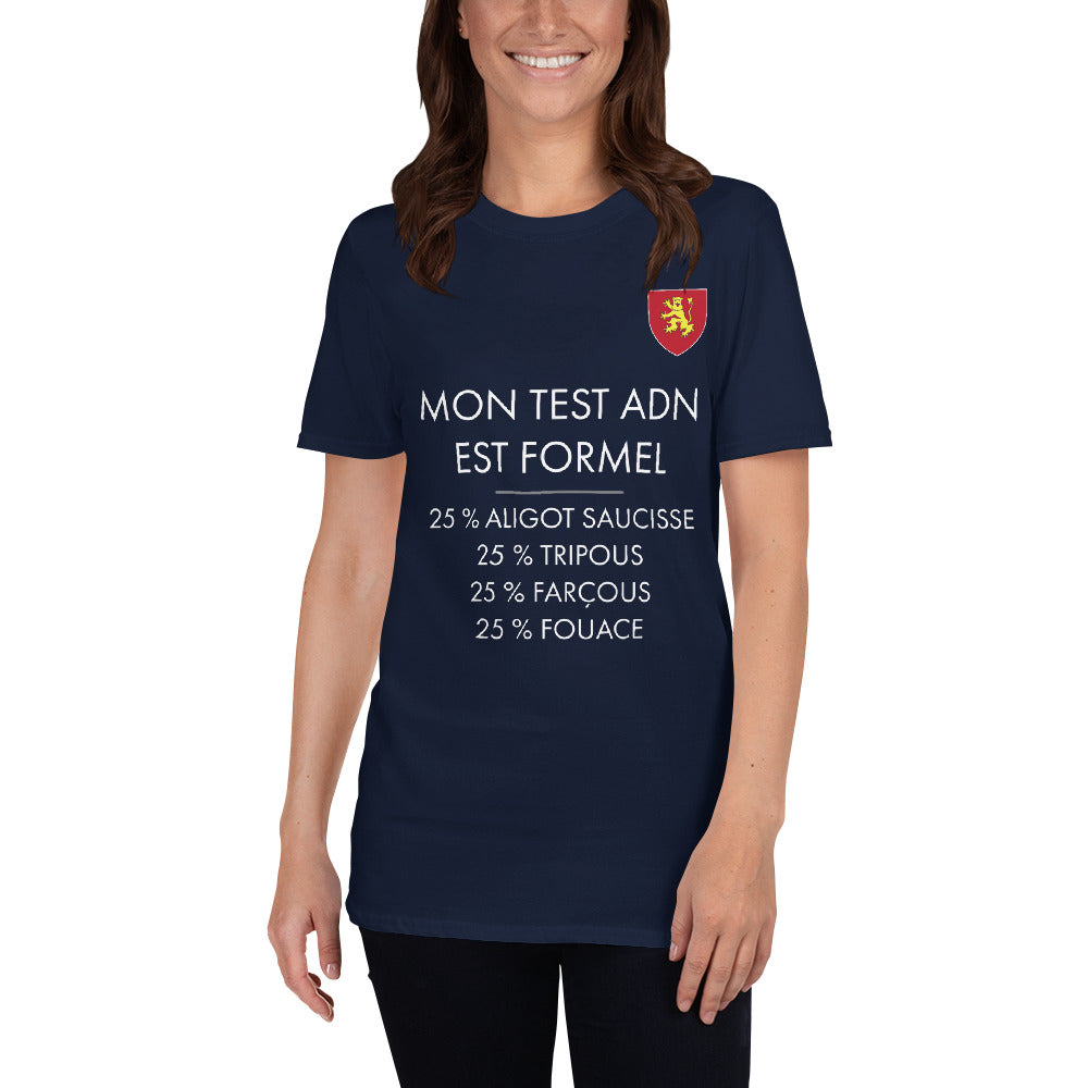 Aveyron : Test ADN - T-shirt standard - Ici & Là - T-shirts & Souvenirs de chez toi