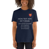 Thumbnail for Aveyron : Test ADN - T-shirt standard - Ici & Là - T-shirts & Souvenirs de chez toi