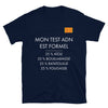T-shirt Provençal noir - ADN et fierté des origines