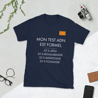 Thumbnail for T-shirt Provençal noir dos - ADN et fierté des origines