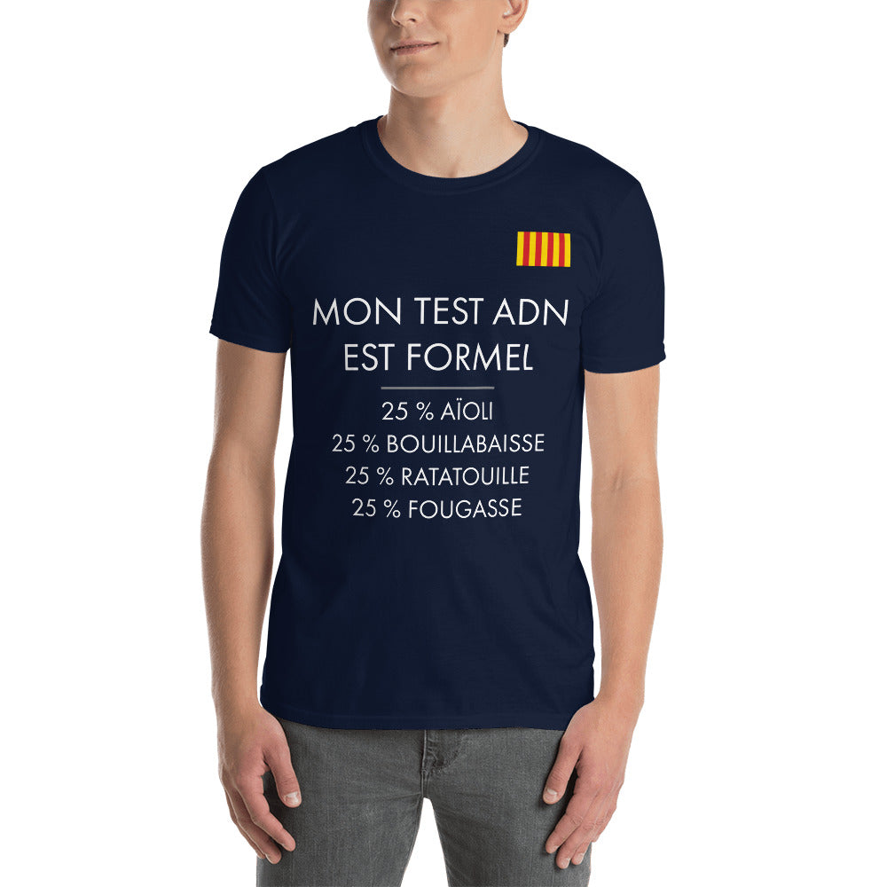 T-shirt Provençal bleu marine - ADN et fierté des origines