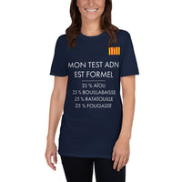 Thumbnail for T-shirt Provençal bleu marine dos - ADN et fierté des origines