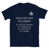 T-shirt Bretagne noir - Test ADN humoristique