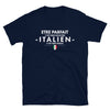 T-shirt Italie noir - Être parfait c'est bien être Italien c'est mieux