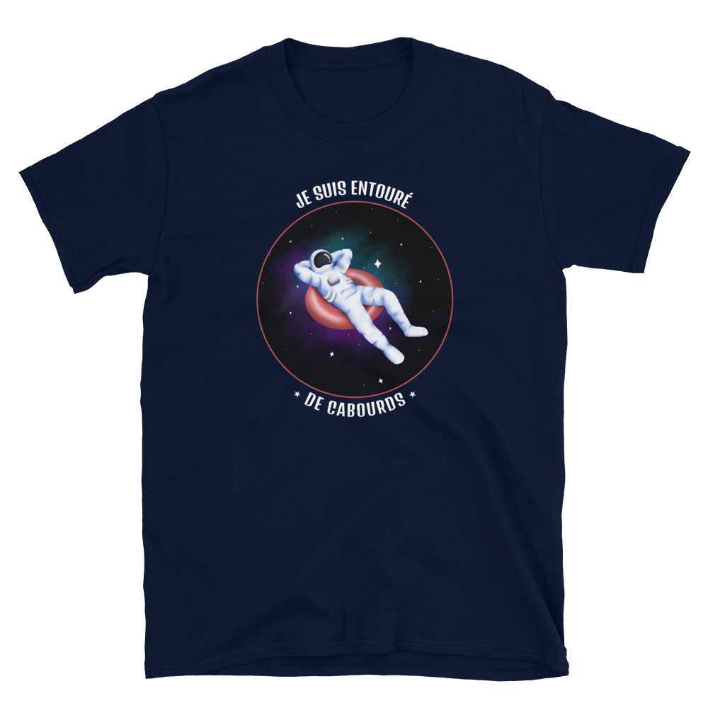T-shirt Aveyron noir dos - Je suis entouré de Cabourds