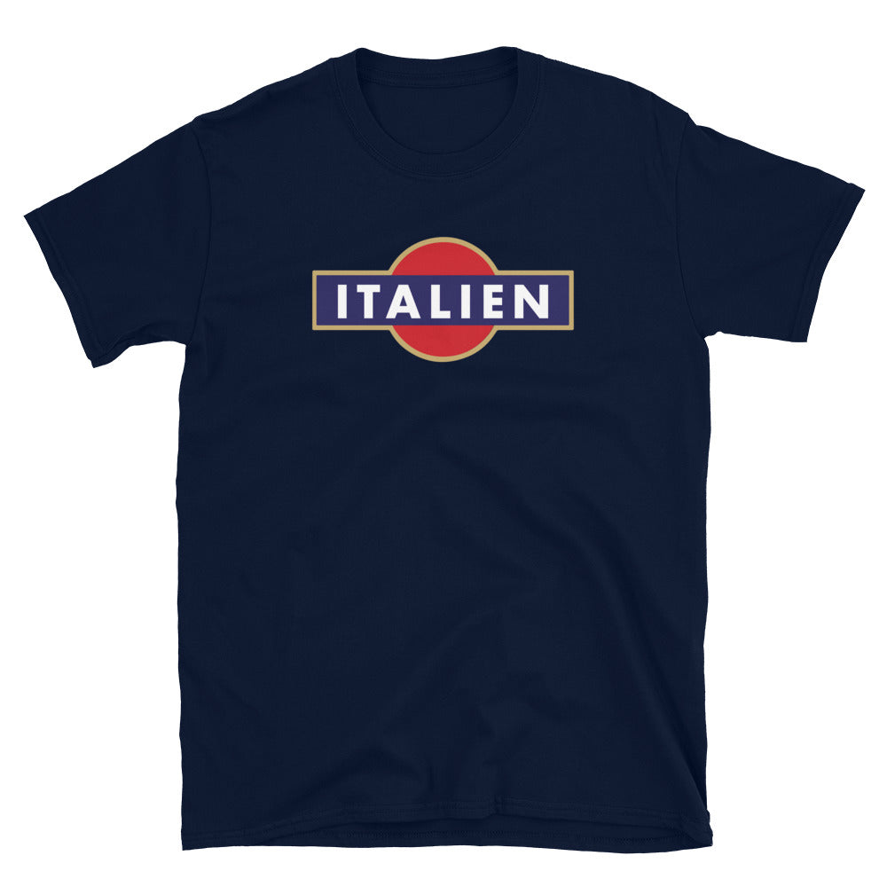 T-shirt Italie bleu marine dos - Fierté et humour local