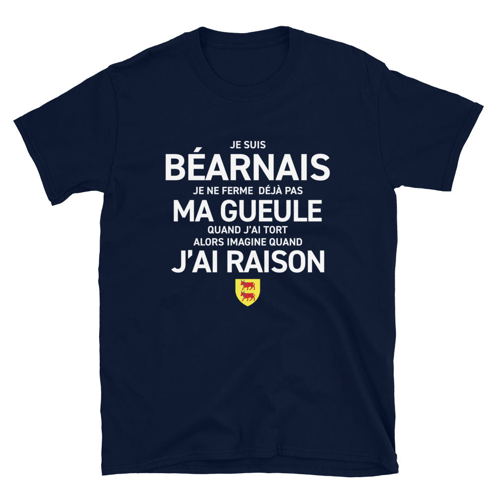 Béarnais, je ne ferme pas ma gueule - T-shirt standard - Ici & Là - T-shirts & Souvenirs de chez toi