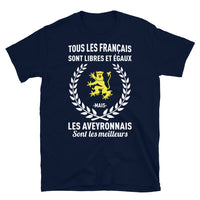 Thumbnail for T-shirt Aveyron noir dos - Libres et égaux avec fierté