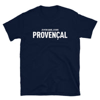 Thumbnail for T-shirt Provence bleu marine dos - Je m'en cague je suis Provençal
