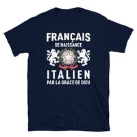 Thumbnail for T-shirt Italie bleu marine dos - Italien par la grâce de Dieu