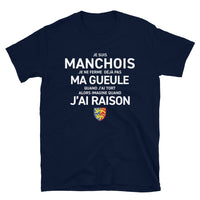 Thumbnail for T-shirt Normandie bleu marine dos - Fierté manchoise humoristique