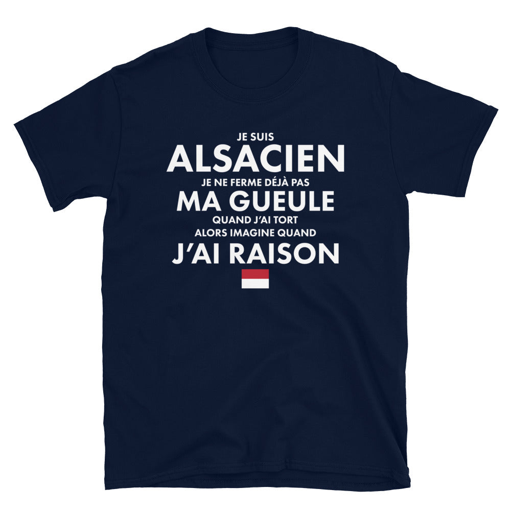 Alsacien je ne ferme pas ma gueule - T-shirt standard - Ici & Là - T-shirts & Souvenirs de chez toi