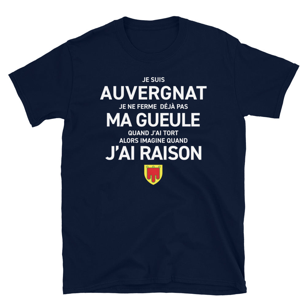 Auvergnat je ne ferme pas ma gueule - T-shirt standard - Ici & Là - T-shirts & Souvenirs de chez toi