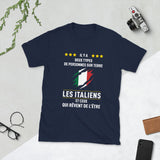 Italiens, Il y a deux types de personnes - T-shirt standard - Ici & Là - T-shirts & Souvenirs de chez toi