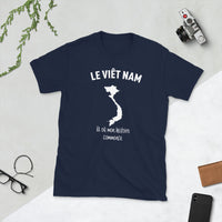 Thumbnail for T-shirt Viêt-Nam gris foncé chiné - Mon histoire commence avec humour