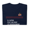 T-shirt Bourgogne gris sport - Champions du monde de l'apéro