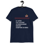 Bourguignons, champions du monde de l'apéro - T-shirt standard