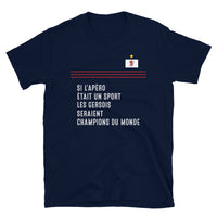 Thumbnail for T-shirt Gersois bleu - Champions du monde de l'apéro